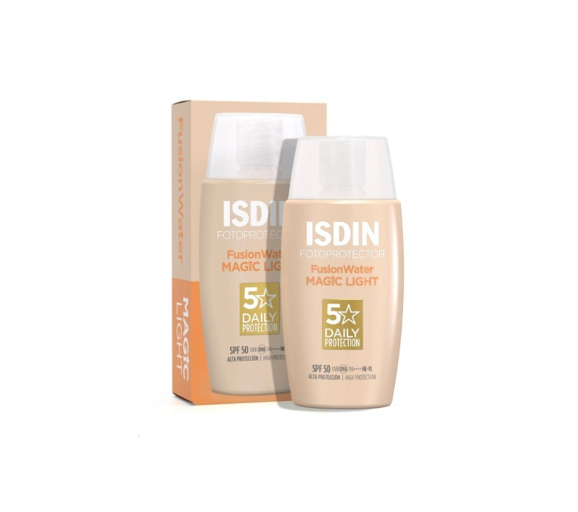 ضدآفتاب رنگی فیوژن واتر ایزدین با spf50