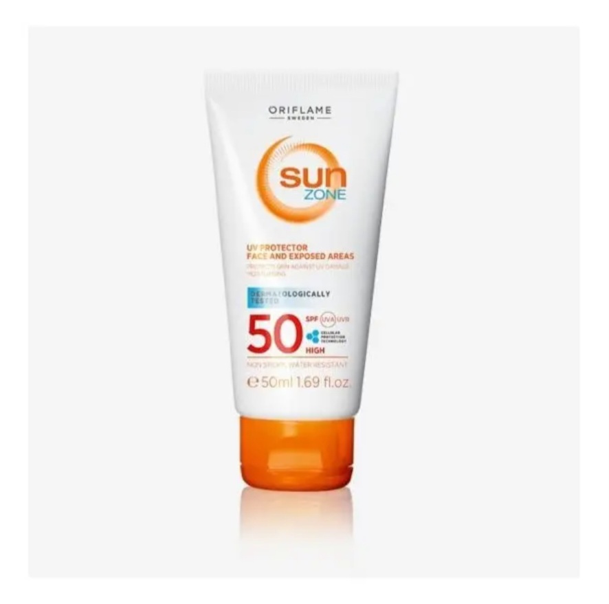 کرم ضدآفتاب بی رنگ سان زون اوریفلیم با spf50